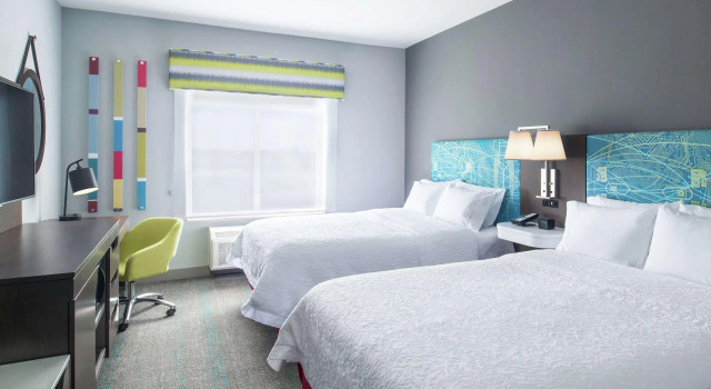 Четырёхместный номер Standard Hampton Inn & Suites Lubbock