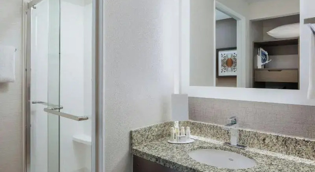 Четырёхместный люкс c 1 комнатой Courtyard Fort Worth Downtown/Blackstone