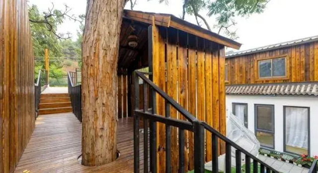 Beijing Yimu Sanshe Homestay (Shentang Hotel), Book Hotel Hoteller i Beijing Province med parkering, Parkering
