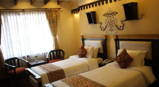 Двухместный номер Deluxe с балконом Hotel Encounter Nepal & Spa