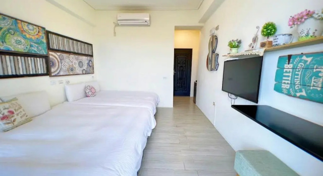 Четырёхместный номер Standard с балконом 艾蜜堡Amibao Resort ,訂房完成請務必與我們聯繫確認訂單!謝謝