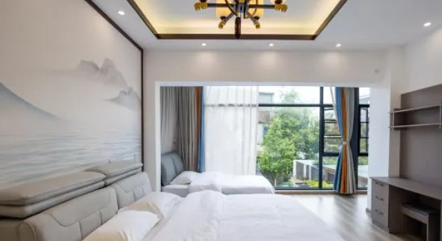Люкс Dali Cangle Homestay Guanshan Lanyue Garden Holiday Villa