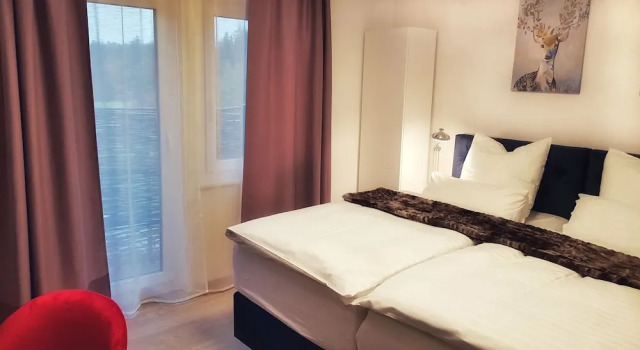 Двухместный номер Standard c 1 комнатой с балконом и с видом на сад Hotel Restaurant Sonnenschein