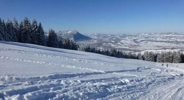 Ferienwohnung Nr 1, Beim Dannelar 8, Oberstaufen-Steibis, Allgäu, Rezervasyon Otel Steibis Oberstaufen, Fehrlift yakınında