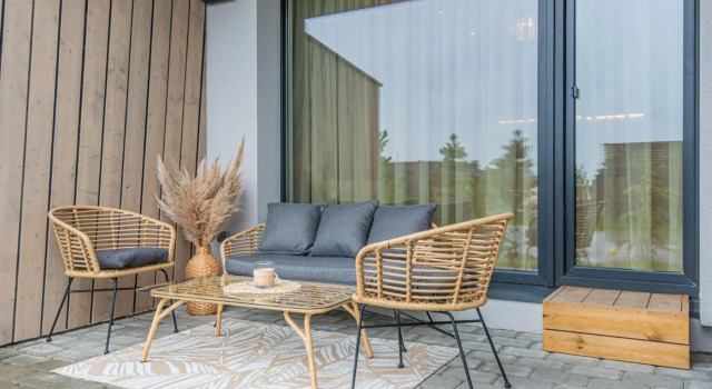 BOHO BEACH STUDIO su terasa ir baseinu, Book Hotel Hotels in Klaipeda with a Pool, Swimming Pool