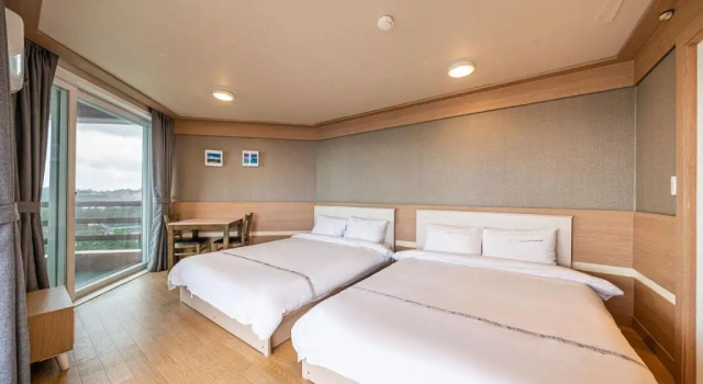 Habitación doble Estándar con balcón BENIKEA San&Bada Jumunjin Resort