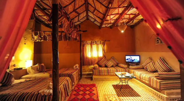 Четырёхместный номер Standard Kasbah Hotel Xaluca Arfoud