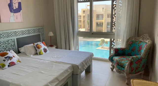 Lovely 1 bedroom at Mangrouvy Gouna & Beach access, Prenota Appartamento El Gouna 
