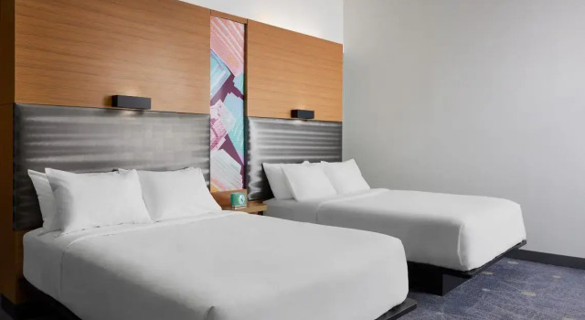 Четырёхместный номер Standard с видом на город Aloft Leawood-Overland Park