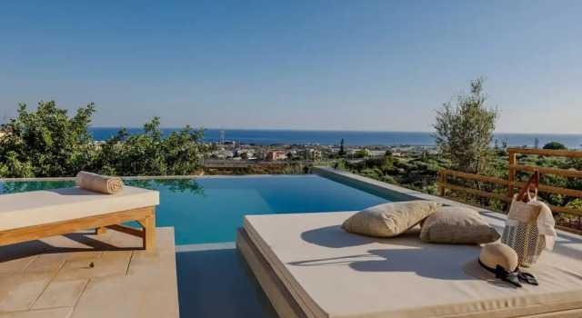 Malia Vista Villa - Private Pool Panoramic Seaview