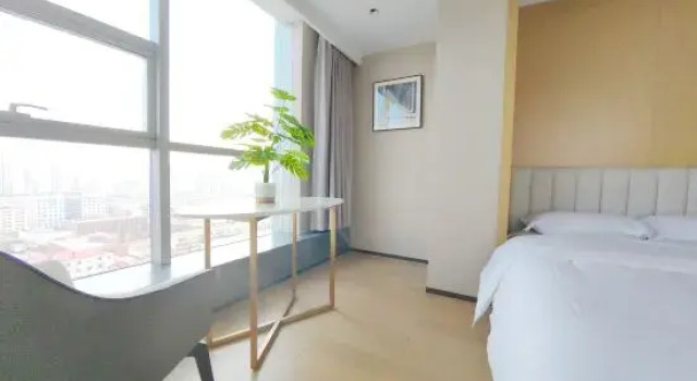 Люкс Deluxe Tianjin Jiacai Boutique Apartment (Tianta Subway Station)
