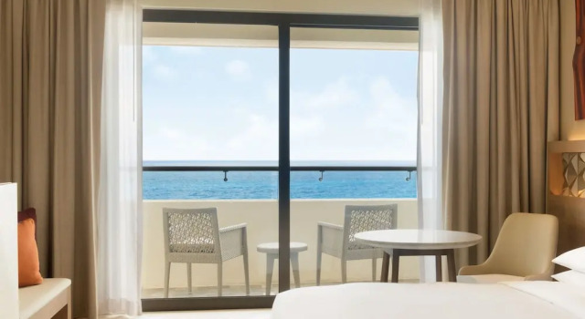 Двухместный номер клубный oceanfront Hyatt Ziva Cancun All-Inclusive