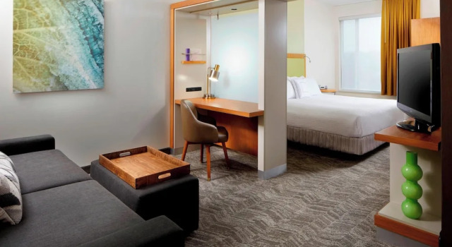 Люкс с видом на внутренний двор SpringHill Suites by Marriott Pittsburgh Bakery Square