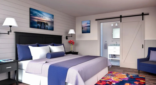 Четырёхместный номер Standard с частичным видом Plum Point Lodge