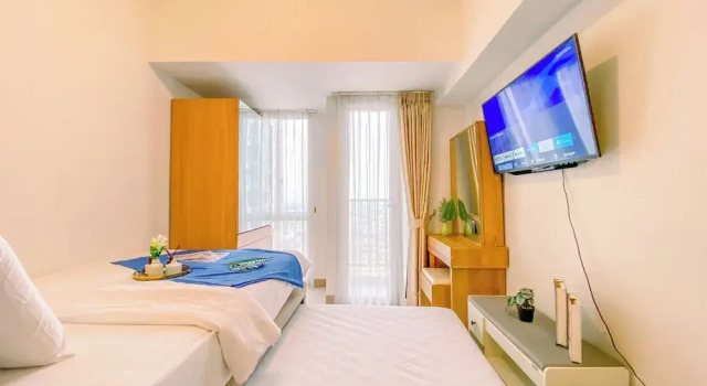 Serene Studio At 25Th Floor Apartment Tokyo Riverside Pik 2, Book Apartment Jakarta Jakarta Province