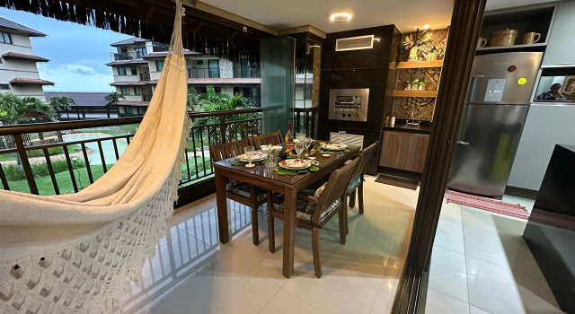 RIVIERA MANHATTAN - Luxuoso 4 quartos, varanda Gourmet, Забронировать Апартаменты/квартира Акирас Сеара