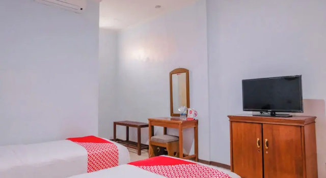 Standard Twin room Hotel O Arjosari Near Plaza Araya Formerly Hotel Nugraha