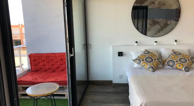 Appartement Vue Mer climatisé 2 chambres, Book Lejlighed Hoteller i Corbières med parkering, Parkering