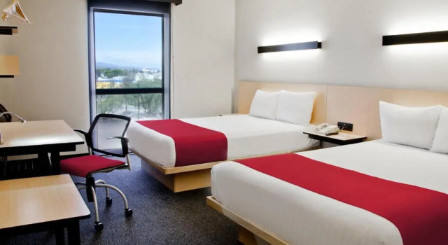 Четырёхместный номер Standard City Express by Marriott Tehuacan