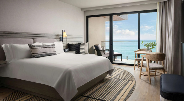 Двухместный номер с балконом и с видом на океан Alila Marea Beach Resort Encinitas, a Hyatt Resort