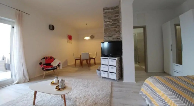 Студия с видом на море Studio Apartment "Brigita" free parking