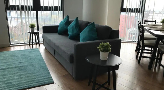 Lapwing - Sleeps up to 6, Fabulous panoramic city views, 12th Floor 2 bed city centre apartment, Perfect for work or leisure!