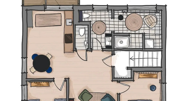 Апартаменты с 2 комнатами с балконом INNI - Boutique apartments