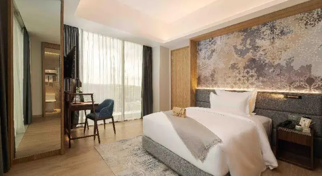 Двухместный номер Deluxe c 1 комнатой с балконом Oakwood Hotel & Apartments Grand Batam