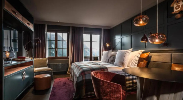 Двухместный номер Standard HUUS Gstaad