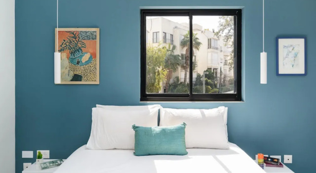 Апартаменты с балконом New Design & Sunny Balcony in TLV Center
