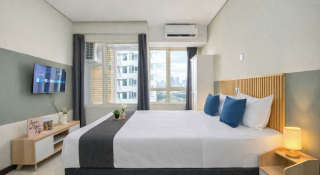 Студия Standard Functional Studio For 2 Pax At Nifarro Park Apartment