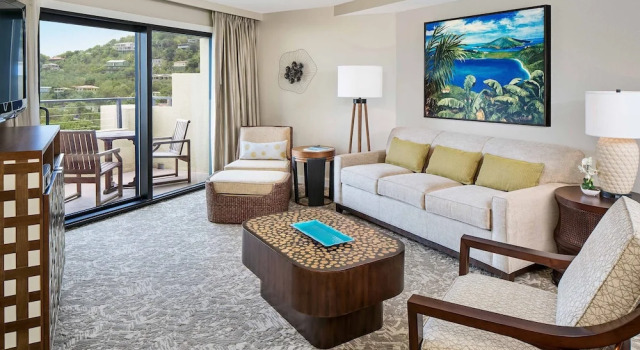Номер Standard с 2 комнатами с балконом и с красивым видом из окна The Westin St. John Resort Villas