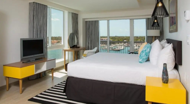 Двухместный люкс c 1 комнатой с видом на гавань Warwick Paradise Island- All Inclusive- Adults Only