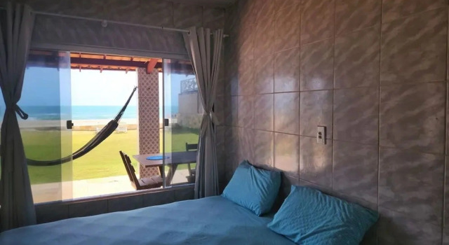 Casa P na Areia com Piscina e Ar em Morro Branco