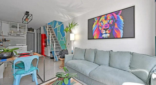 Апартаменты T3 de 45 m2 avec terrasse - Entièrement climatisé - 2 chambres - 400m de la plage - résidence avec piscine