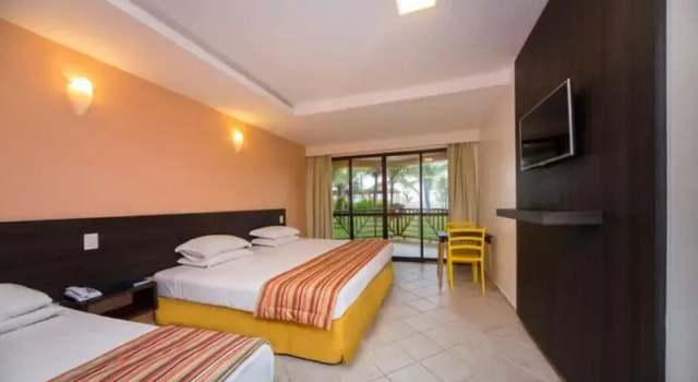 Трёхместный номер Superior с балконом и с видом на море Makai Resort All Inclusive Convention Aracaju