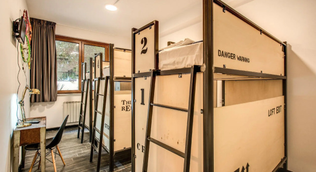 Кровать в общем номере (женский номер) Hostel Trastevere 2