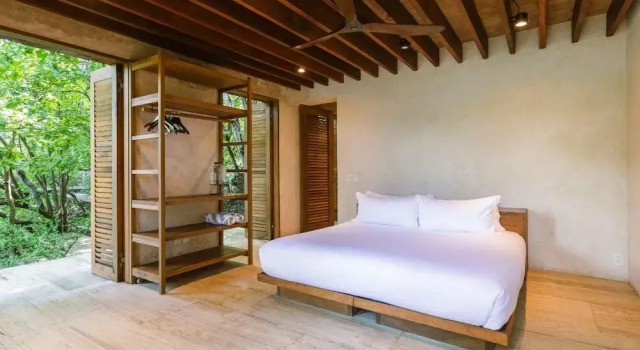 Двухместный люкс с видом на сад La Valise Mazunte, Member of Small Luxury Hotels