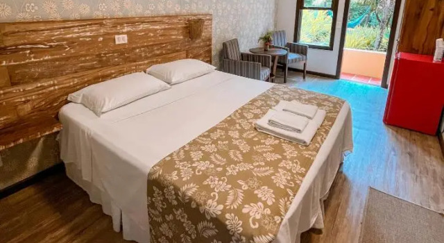 Номер Deluxe с балконом и с красивым видом из окна Pousada Vila Tamarindo Eco Lodge