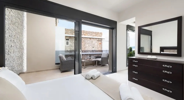Коттедж Ixia Pool Villa with sea view roof top