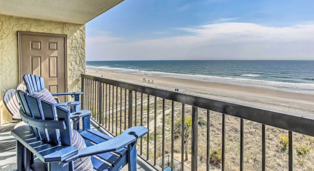 Апартаменты с 3 комнатами с балконом Oceanfront Luxury Condo in North Myrtle Beach