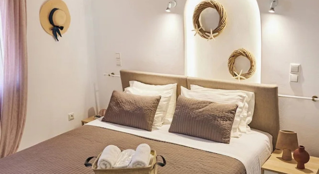 Коттедж с 2 комнатами с видом на море Sand Lily Villa Mykonos