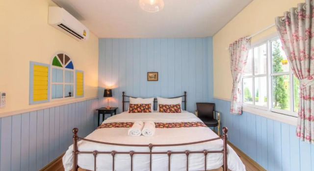 Двухместный номер Standard с балконом Baan Kang Hun Pua Cottage