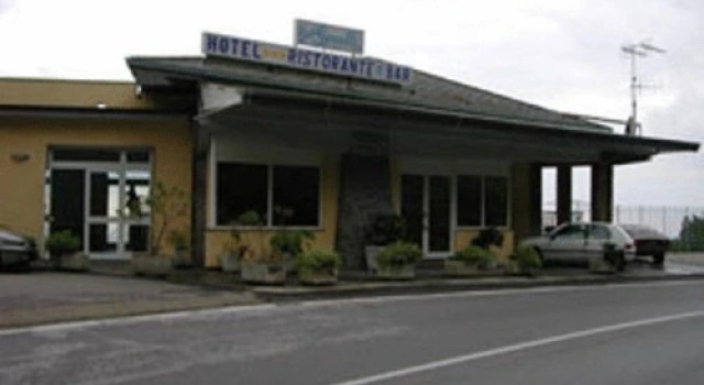 Кровать в общем номере Hotel Due Gemelli