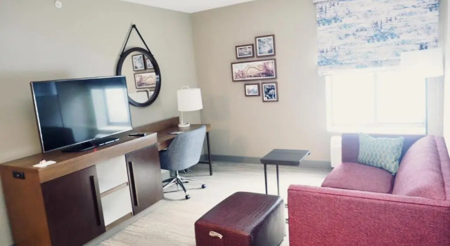 Двухместный люкс c 1 комнатой Hampton Inn & Suites Binghamton/Vestal