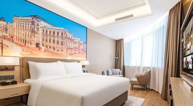 Люкс Deluxe Отель Vienna International Hotel (5.0 Linzi District Government Qingyin Expressway Intersection Store)