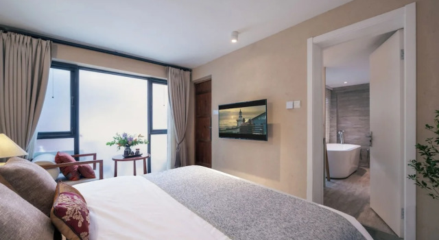 Двухместный номер Standard Beijing Lezai Nanluo Countyard Hotel