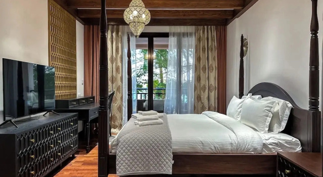 Апартаменты Luxury c 1 комнатой с балконом и рядом с пляжем Resort Apartments - Royal Amwaj South