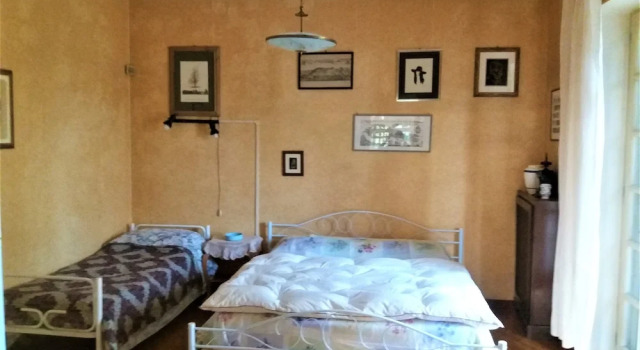 Standard Kahden hengen huone parvekkeella näkymä puistoon Villa Maria Sole