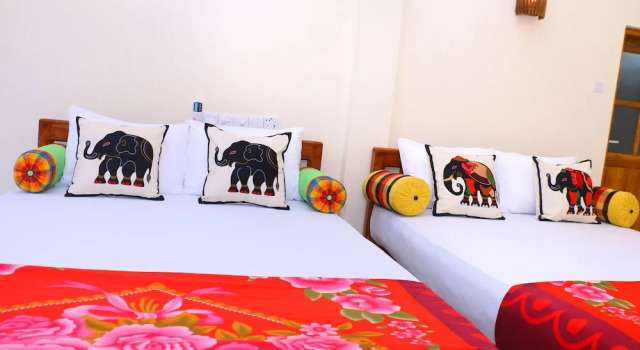 Четырёхместный номер Deluxe с балконом и с видом на сад Nature Resort - Yala Safari Village